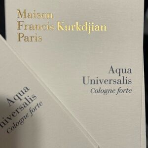 Maison Francis Kurkdjian White & Gold Samples